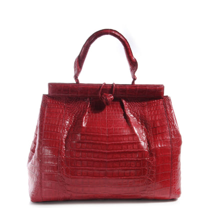 Nancy Gonzalez Crocodile Tote Red 1 of 7