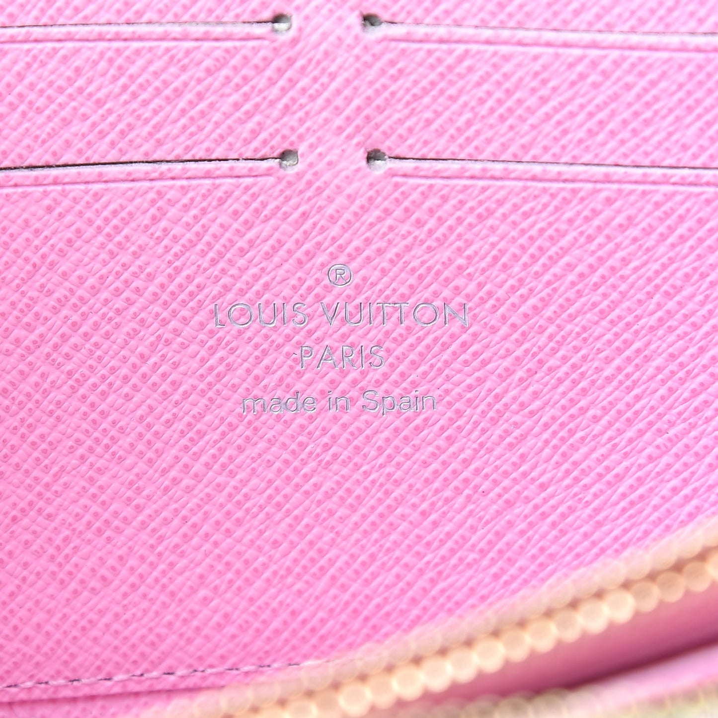 Monogram Multicolor Zippy Wallet White Litchi
