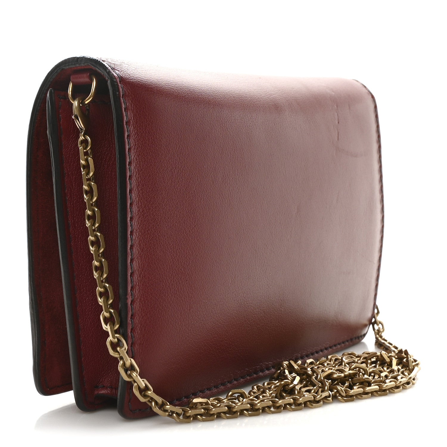 Christian Dior Calfskin J'Adior Wallet on Chain Pouch Red 3 of 9