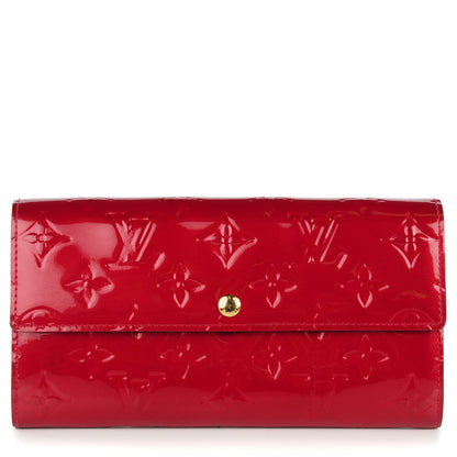 Louis Vuitton Vernis Sarah Wallet Pomme D'Amour 1 of 7