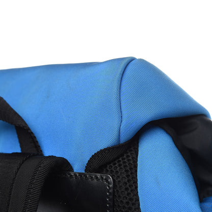 Gucci Nylon Embroidered Web Double Buckle Backpack Blue 16 of 16