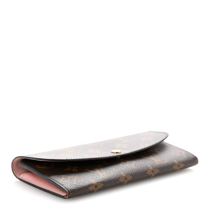 Louis Vuitton Monogram Emilie Wallet Rose Ballerine 4 of 9