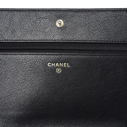 Chanel Sheepskin Quilted Mademoiselle Vintage Wallet On Chain WOC Black 6 of 10