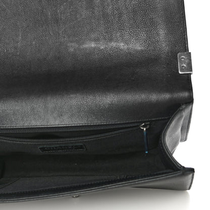 Chanel Grained Calfskin Quilted New Medium Boy Flap Black 5 of 18