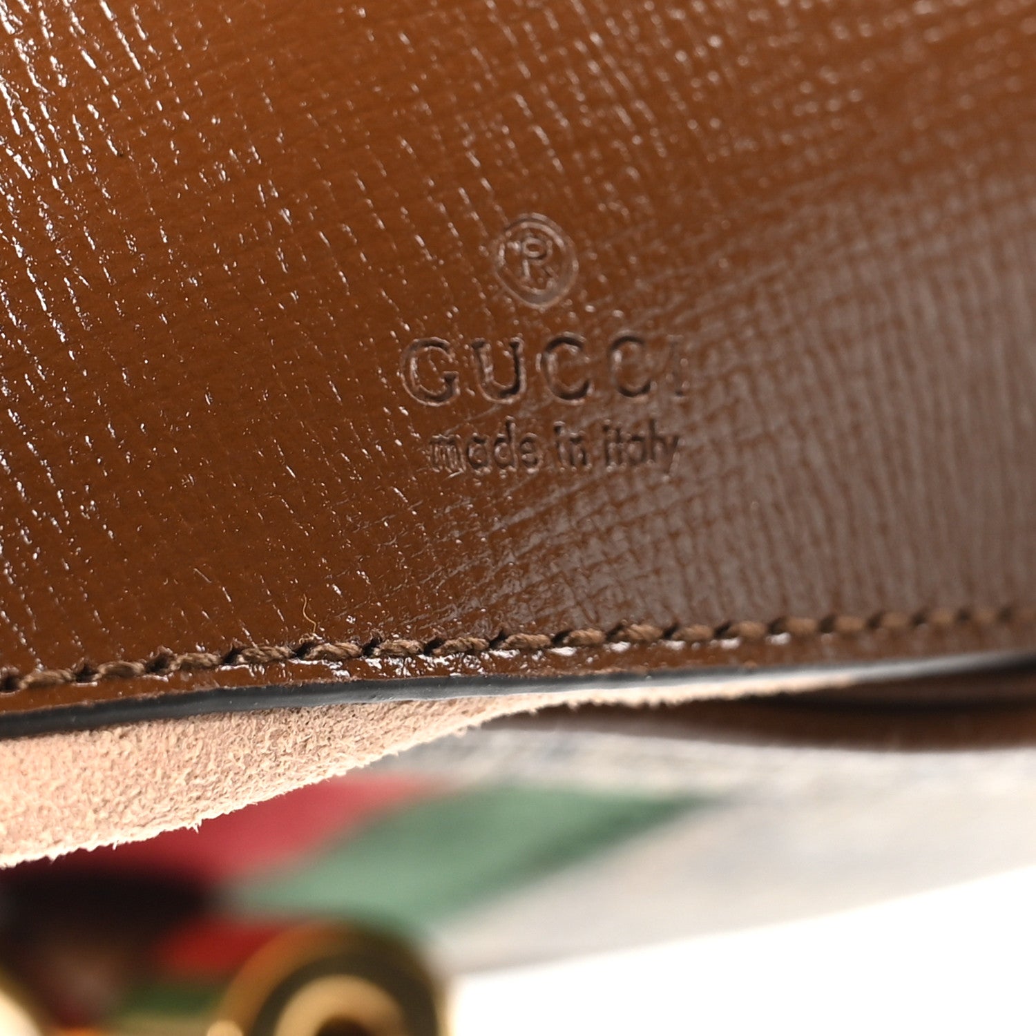 Gucci GG Supreme Monogram Azalea Calfskin Web Mini Jackie 1961 Hobo Beige Ebony Brown Sugar 6 of 10