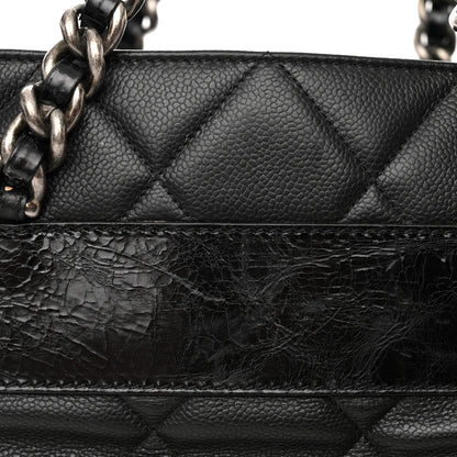 Chanel Caviar Quilted Coco Casual Tote Black 17 of 24