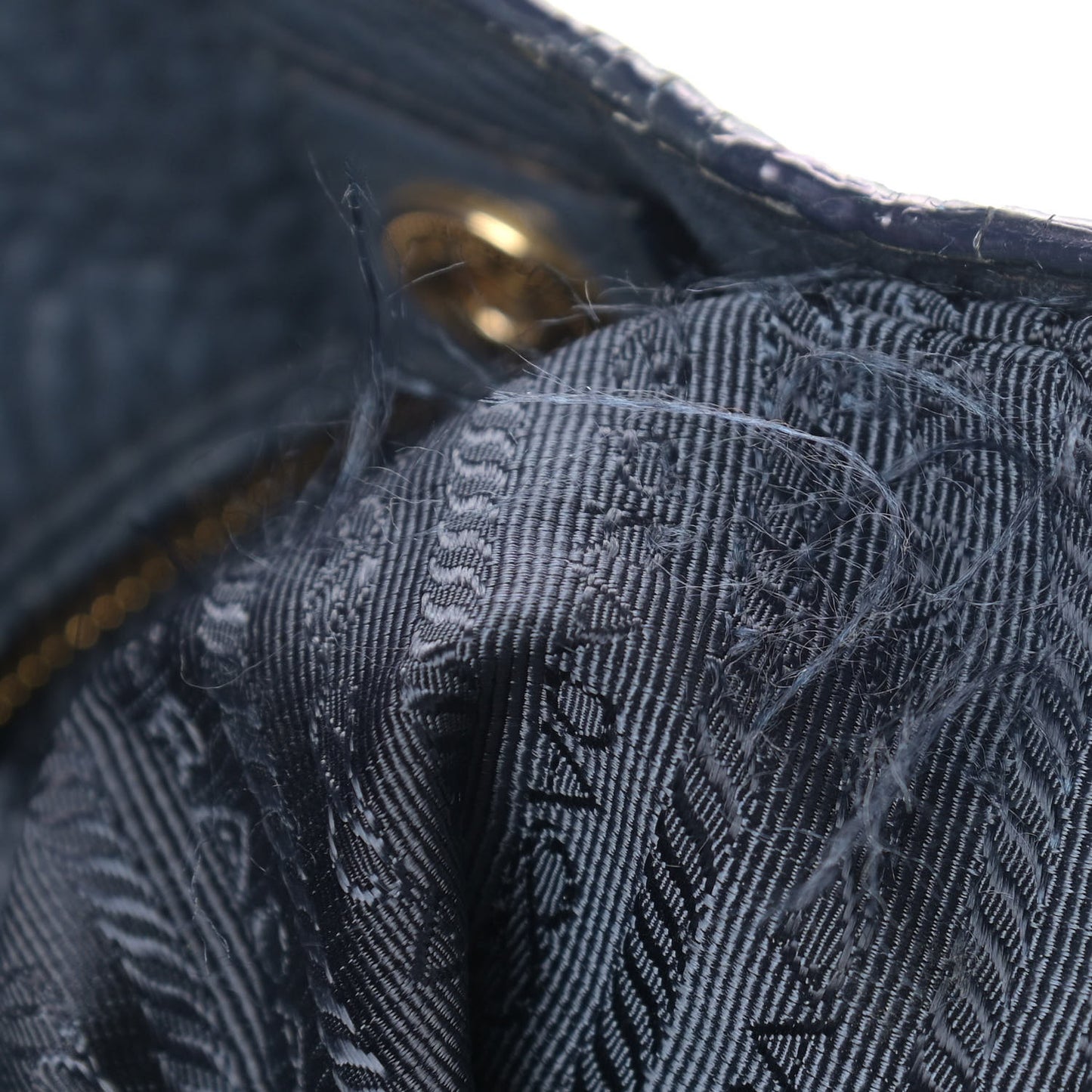 Vitello Daino Shoulder Bag Bluette