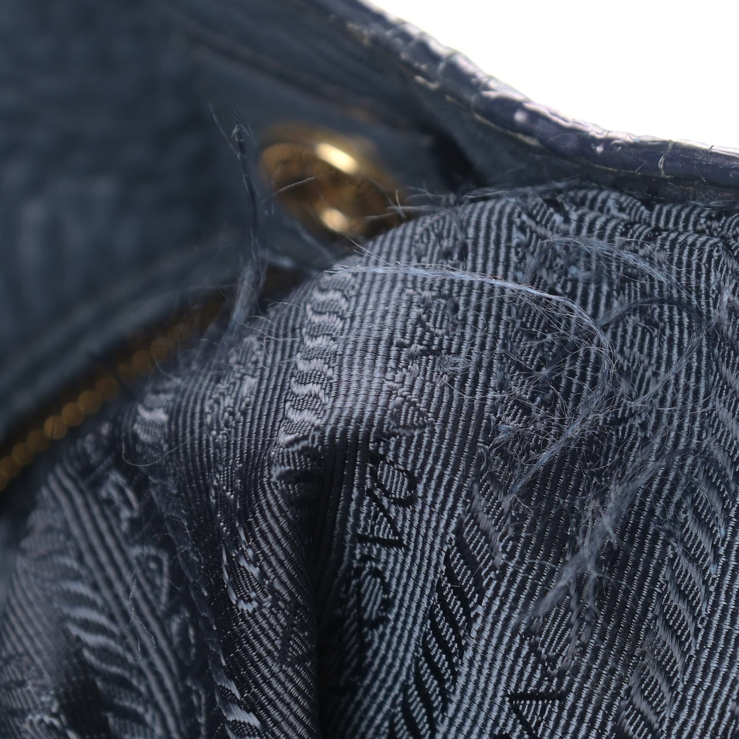Prada Vitello Daino Shoulder Bag Bluette 17 of 23