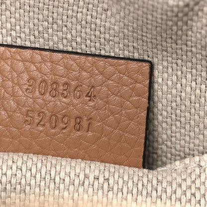 Gucci Pebbled Calfskin Small Soho Disco Bag Camelia 6 of 9
