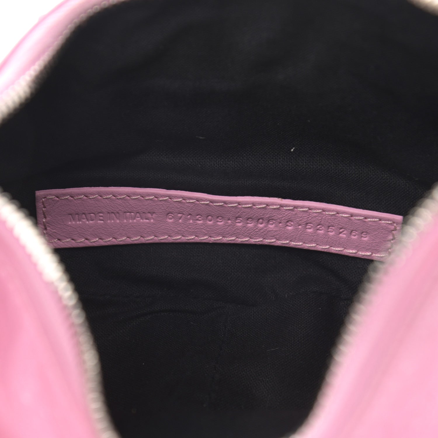 Balenciaga Agneau Arena Le Cagole Shoulder Bag XS Candy Pink 7 of 11