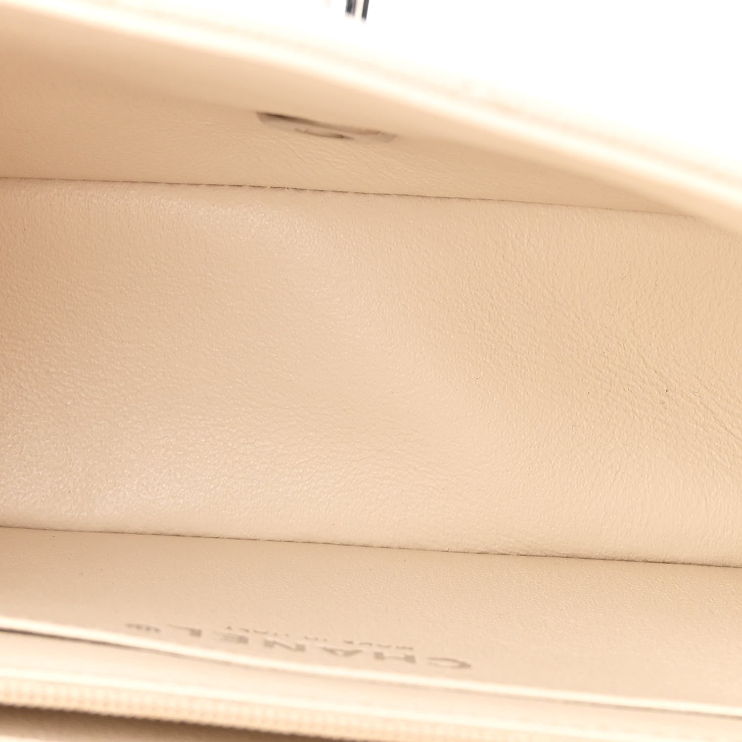 Chanel Caviar Quilted Mini Rectangular Flap Light Beige 5 of 11