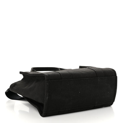 Marc Jacobs Cotton Canvas Small The Traveler Tote Bag Black 4 of 11