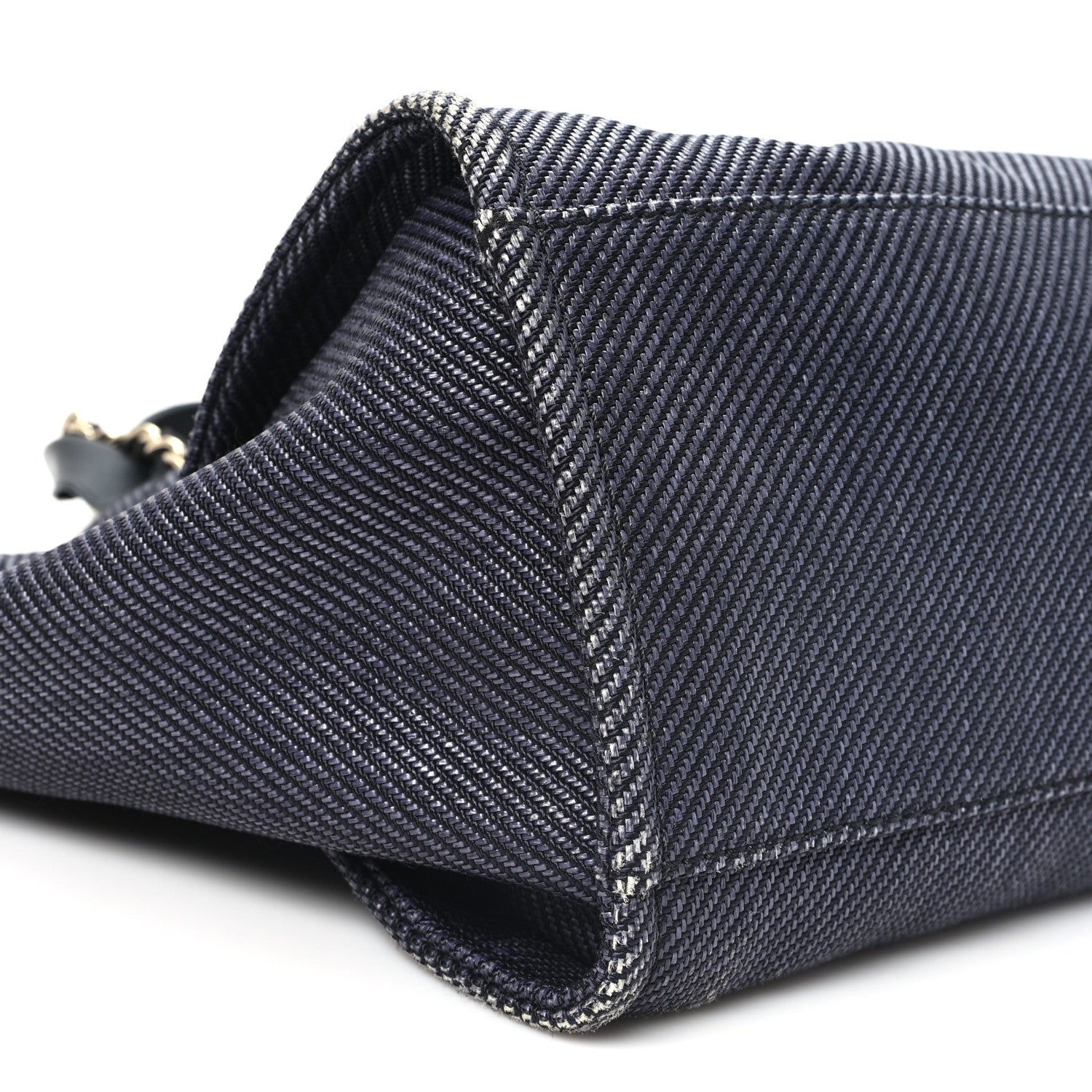 Chanel Mixed Fibers Calfskin Medium Deauville Tote Black 9 of 11