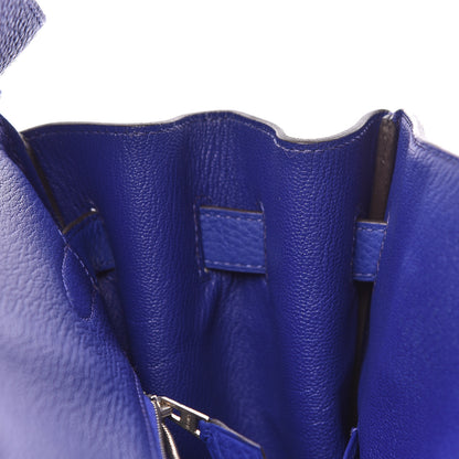 Hermes Togo Birkin 35 Bleu Electrique 14 of 35
