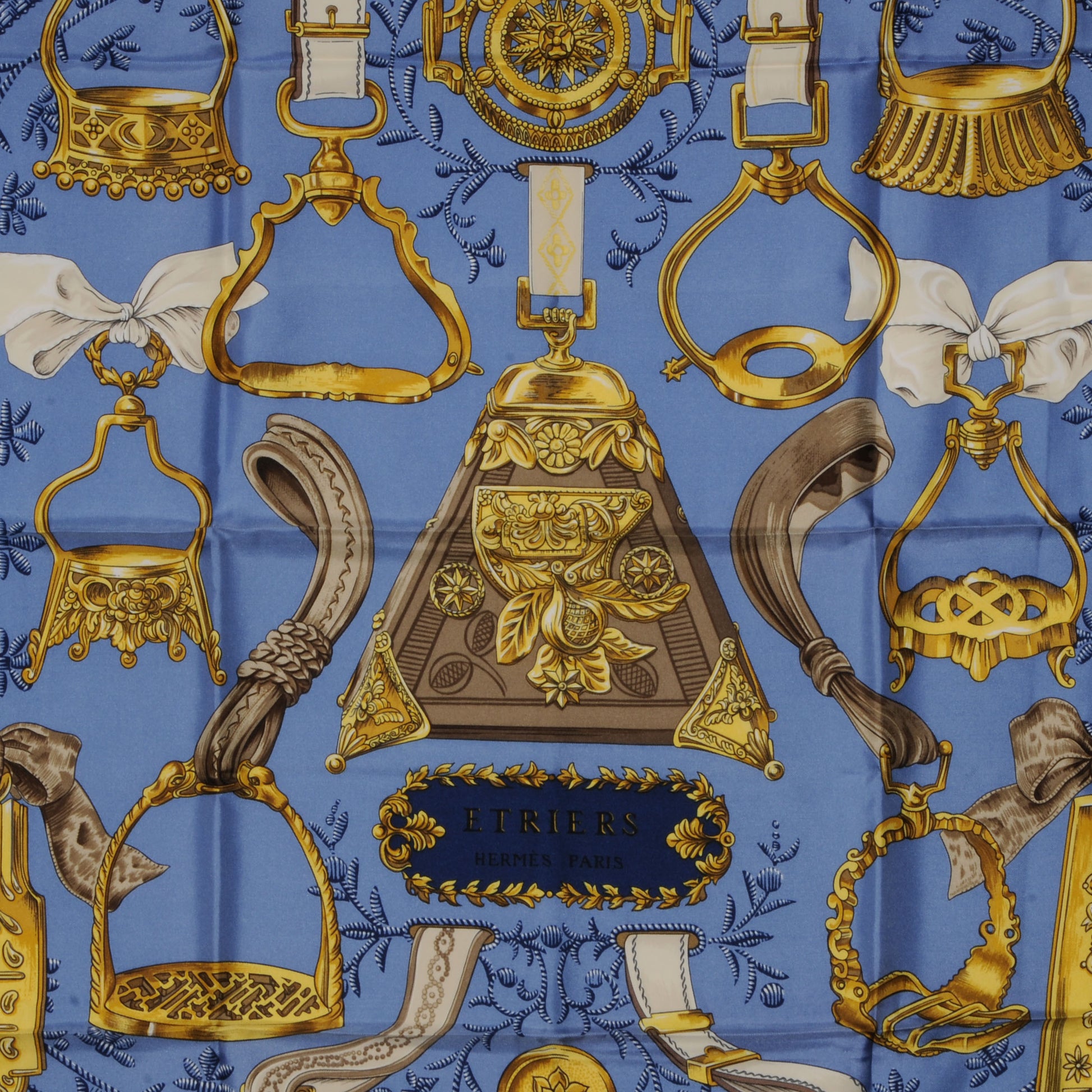 Hermes Silk Concours D Etriers Scarf 90 1 of 4