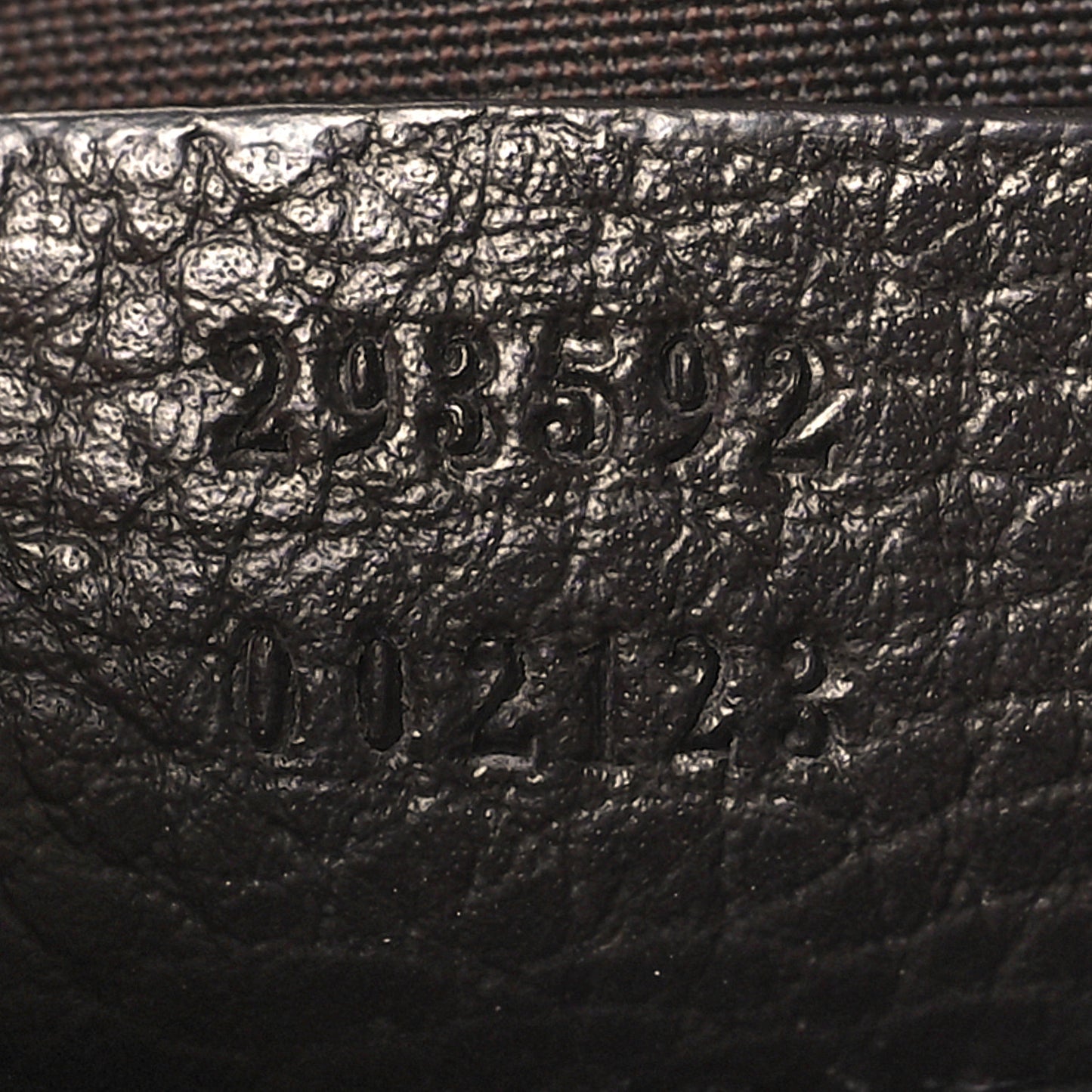 Crystal Monogram Medium Princy Tote Dark Brown