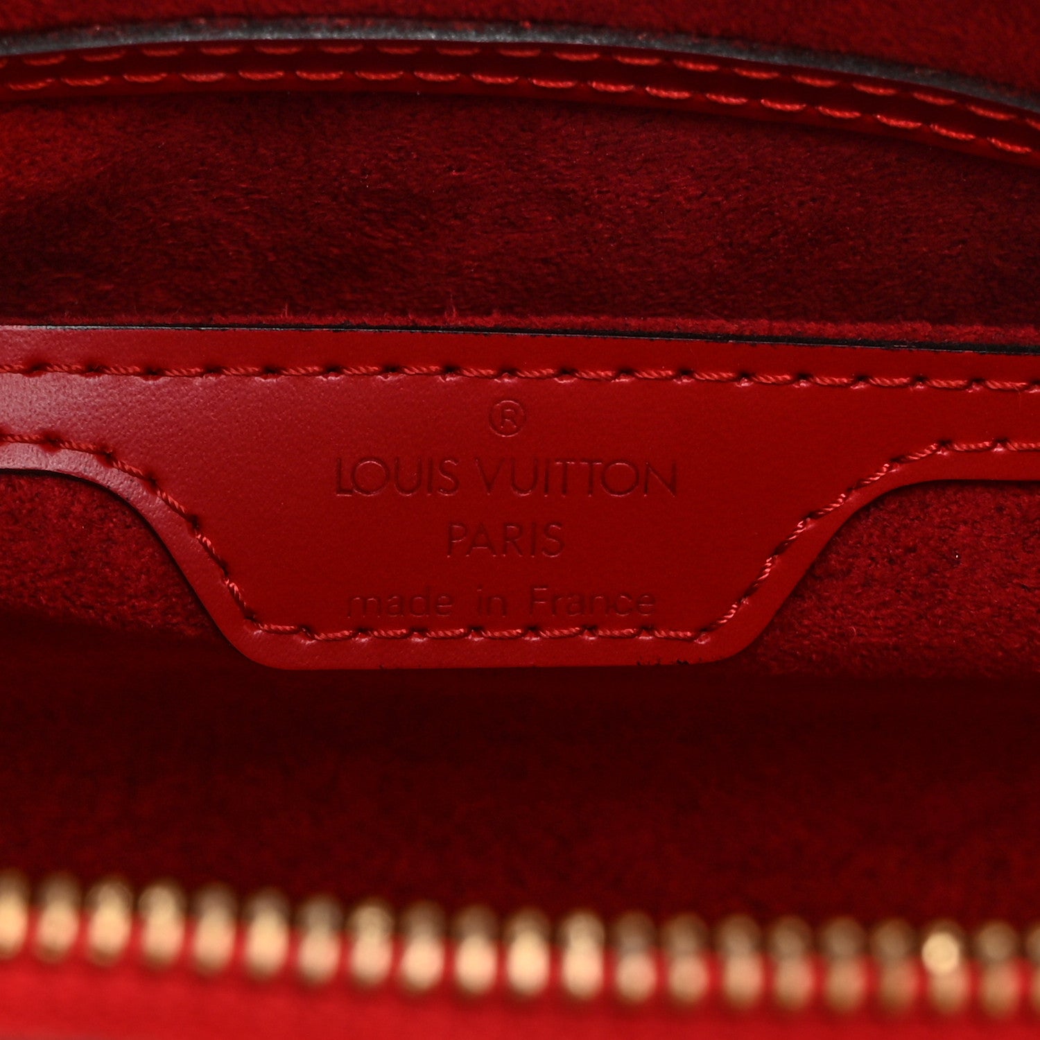 Louis Vuitton Epi Soufflot Castillan Red 6 of 10
