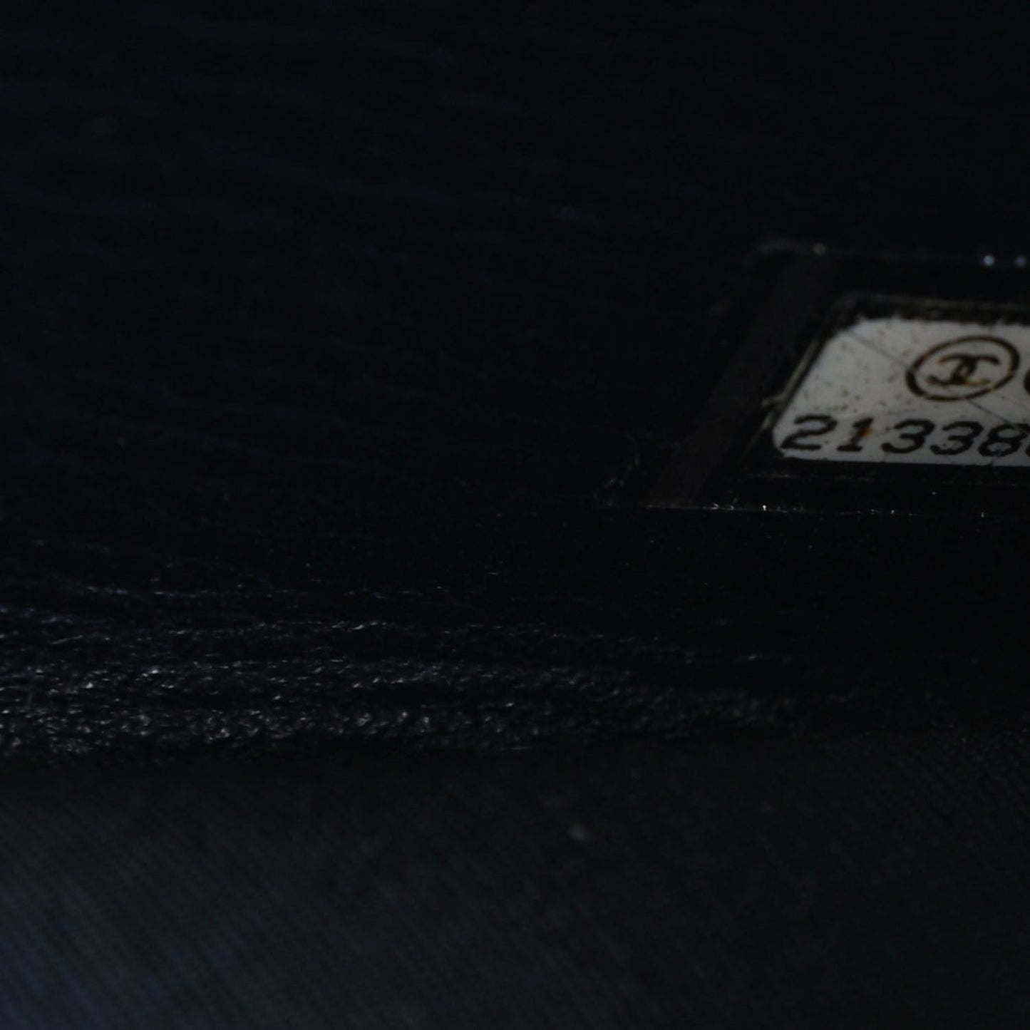 Calfskin Quilted Small Zip Around Wallet Navy