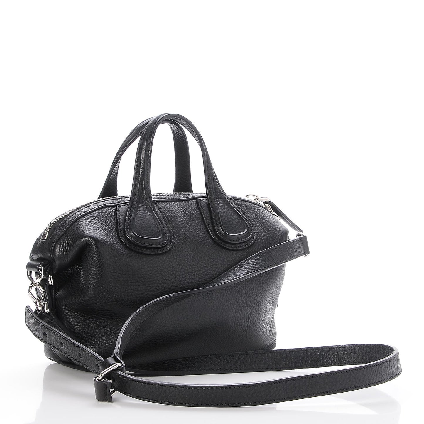 Waxed Calfskin Micro Nightingale Black