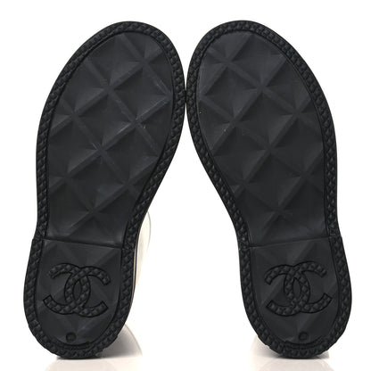 Chanel Caoutchouk CC High Boots 37 Black 5 of 9
