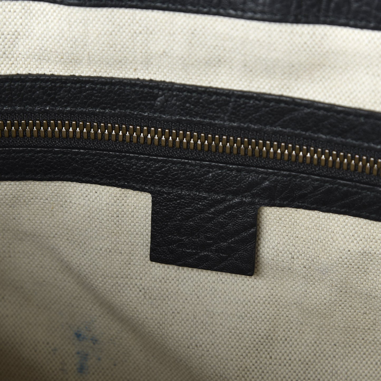 Calfskin Web Padlock Tote Black