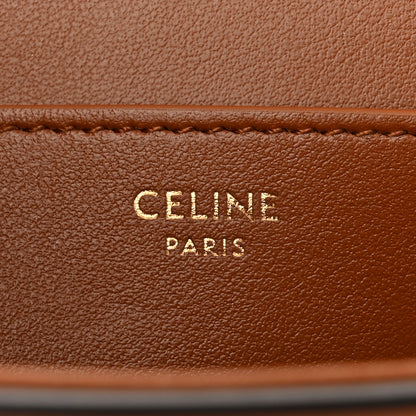 Celine Smooth Calfskin Tabou Clutch On Strap Tan 6 of 10