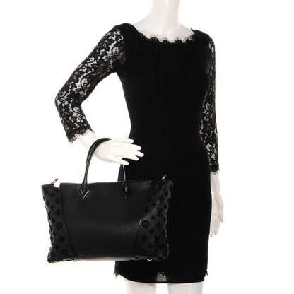 Louis Vuitton Veau Cachemire Tote W PM Black 2 of 8