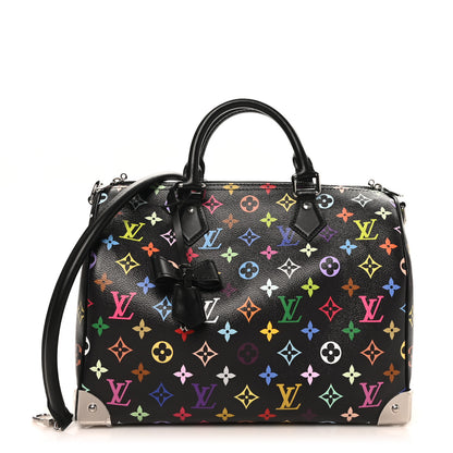 Louis Vuitton LV X TM Monogram Multicolor Speedy Soft 30 Black 1 of 9
