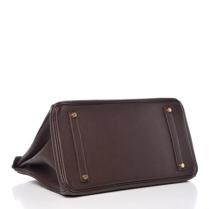 Hermes Togo Birkin 35 Chocolate 4 of 55