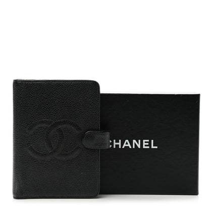 Chanel Caviar CC Small Ring Agenda Planner Black 15 of 15