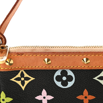 Louis Vuitton Monogram Multicolor Pochette Accessories Black 14 of 14