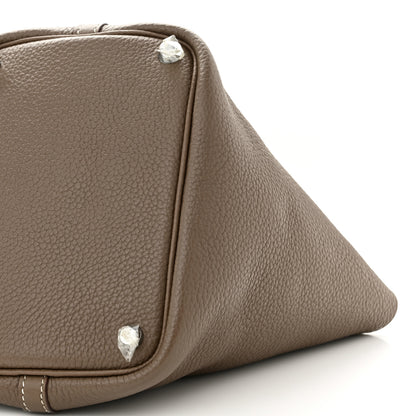 Hermes Taurillon Clemence Picotin Lock 18 PM Etoupe 10 of 13