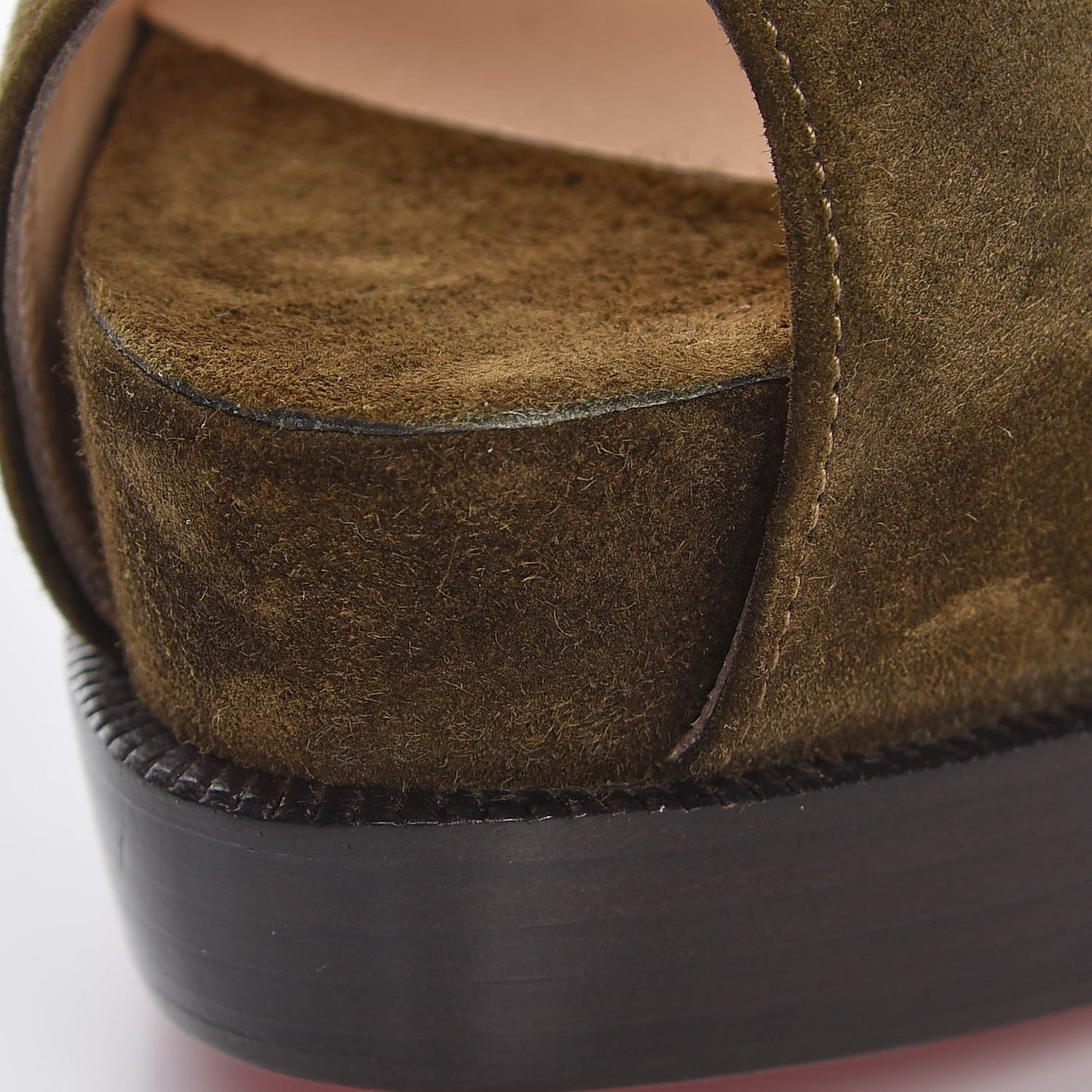 Suede Palais Royal Trepointe 140 Pumps 38.5 Bronze