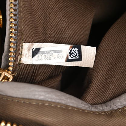 Chloe Calfskin Small Marcie Satchel Cashmere Grey 6 of 8