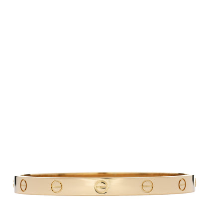 Cartier 18k Yellow Gold Love Bracelet 18 1 of 9