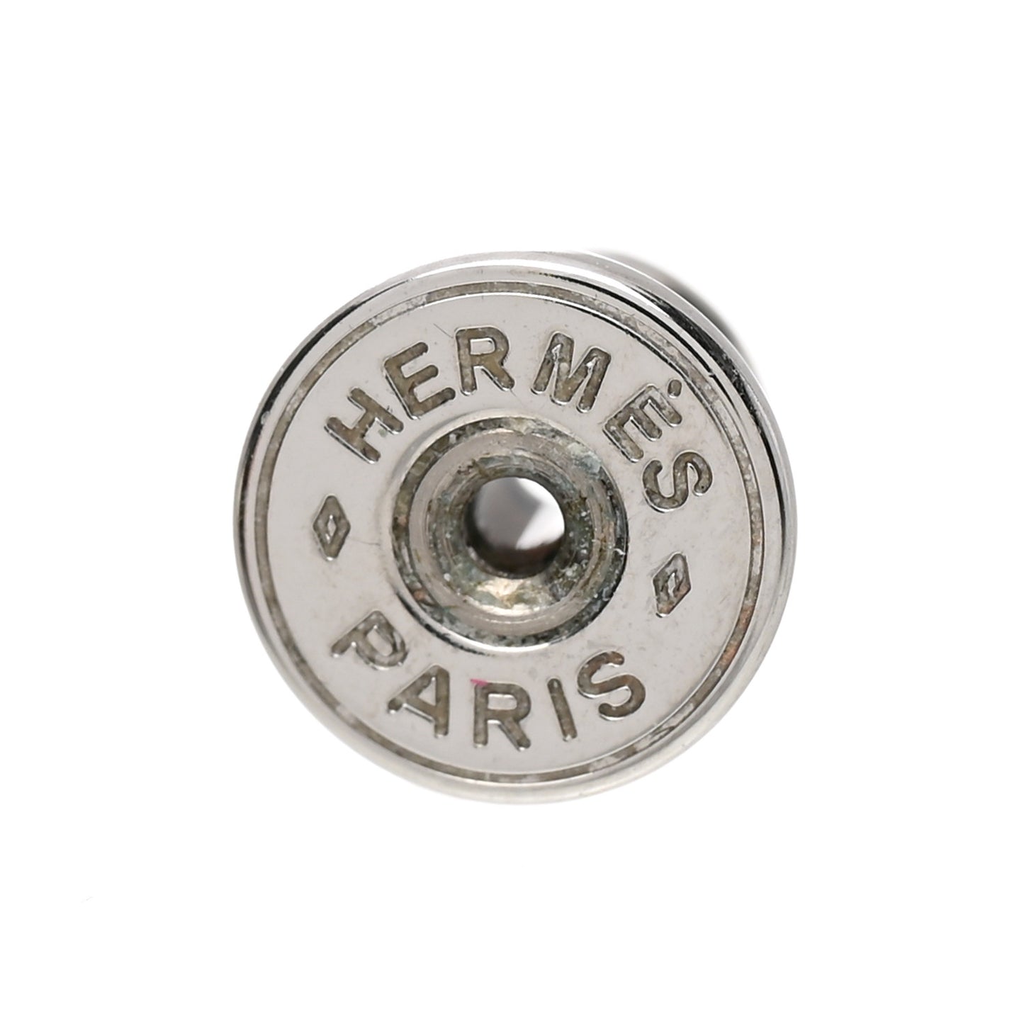 Palladium Lacquered Mini Pop H Earrings Black