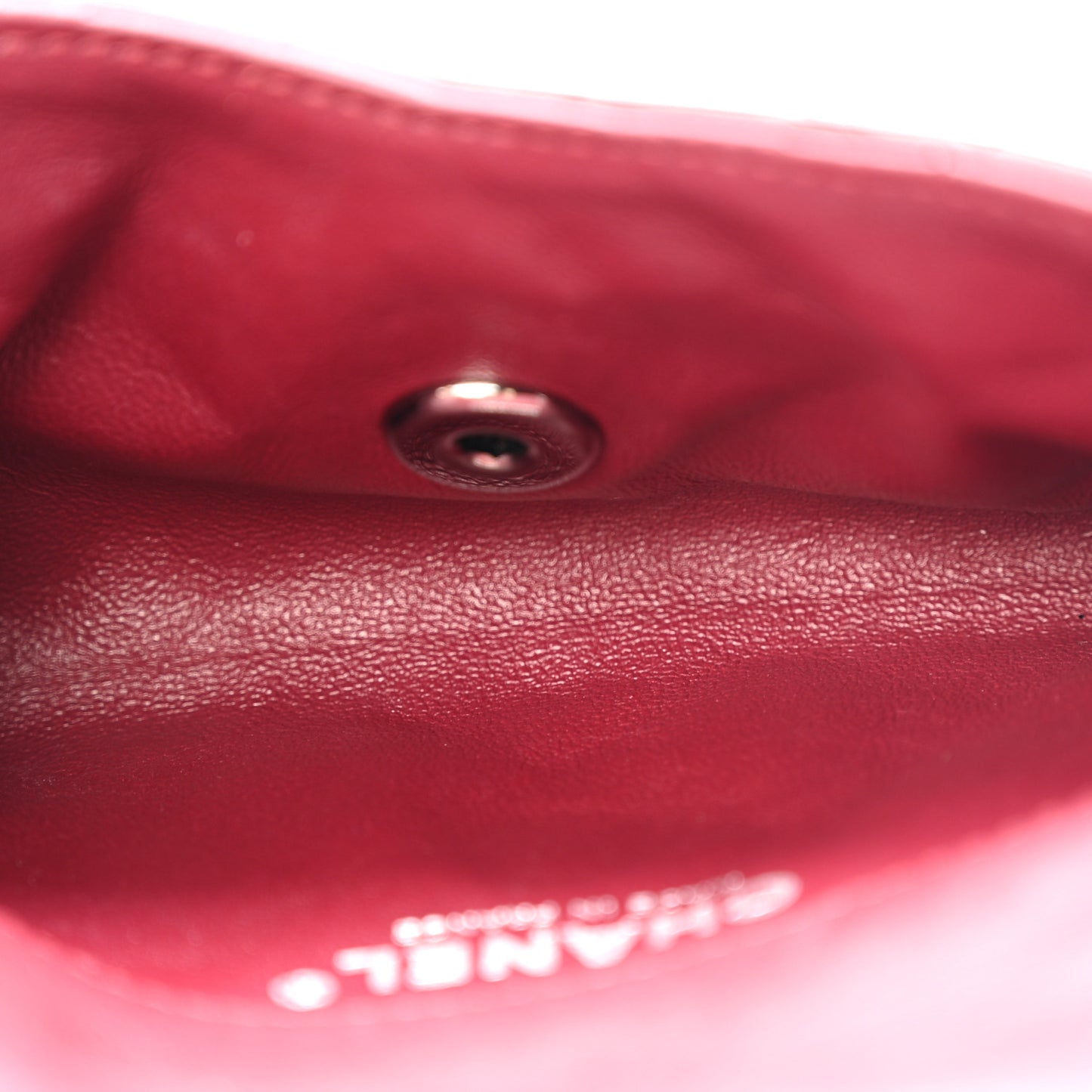 Lambskin Quilted Mini Mineral Nights Flap Crossbody Bag Dark Red