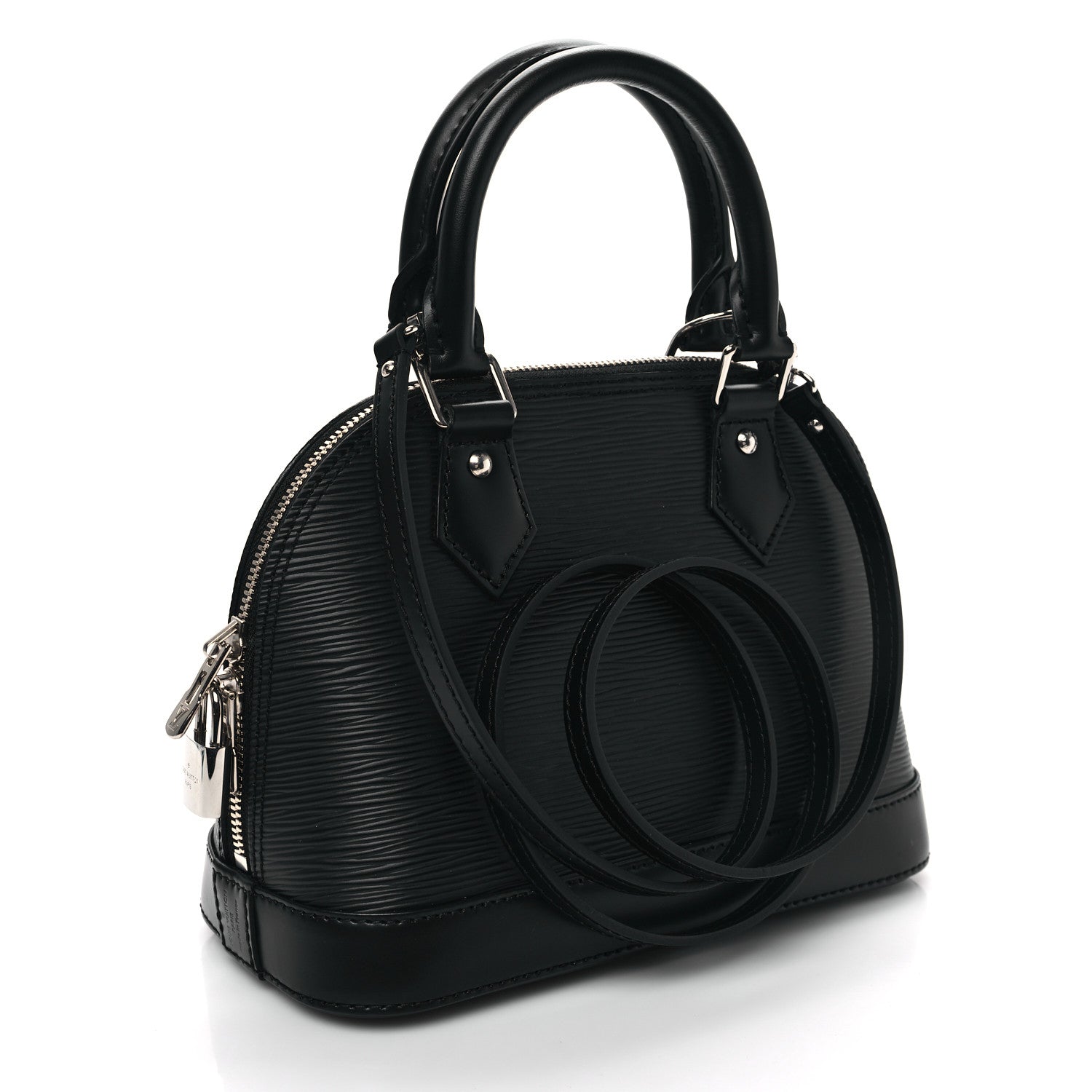 Louis Vuitton Epi Alma BB Black 3 of 10