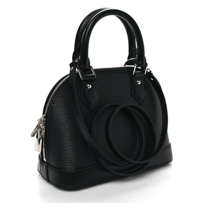 Louis Vuitton Epi Alma BB Black 3 of 10