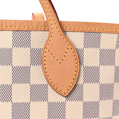 Louis Vuitton Damier Azur Neo Neverfull MM Rose Ballerine 13 of 22