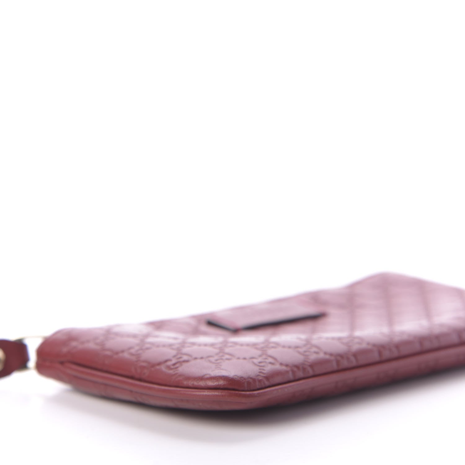 Gucci Microguccissima Key Ring Coin Case Hibiscus Red 6 of 10