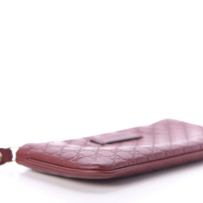 Gucci Microguccissima Key Ring Coin Case Hibiscus Red 6 of 10