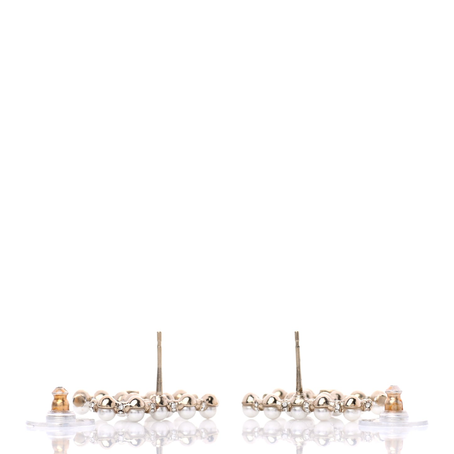 Pearl CC Earrings Gold