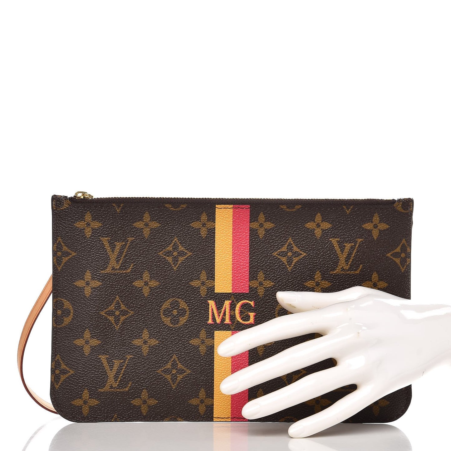 Monogram My LV Heritage Neverfull MM GM Pochette Yellow Fuchsia