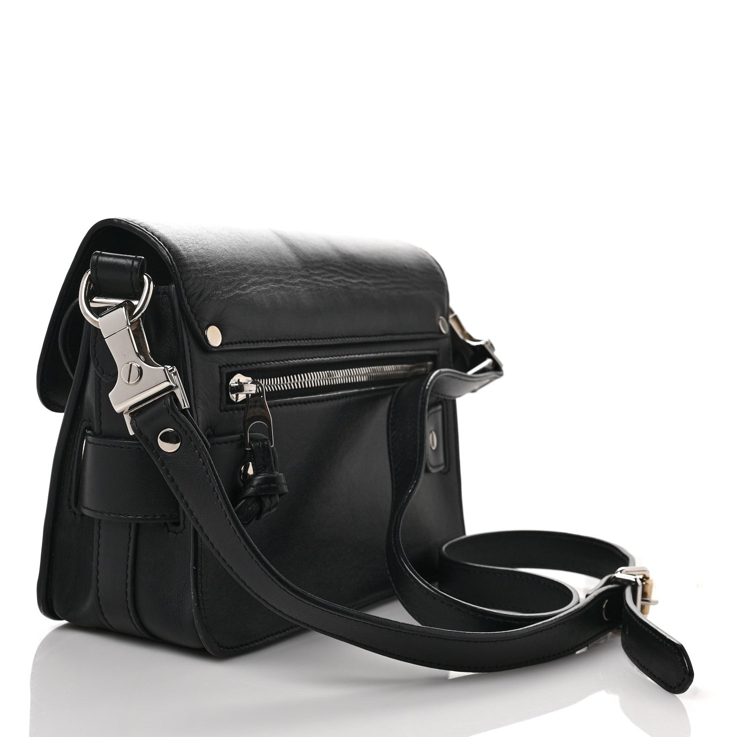 Proenza Schouler Calfskin Mini PS11 Classic Shoulder Bag Black 3 of 9