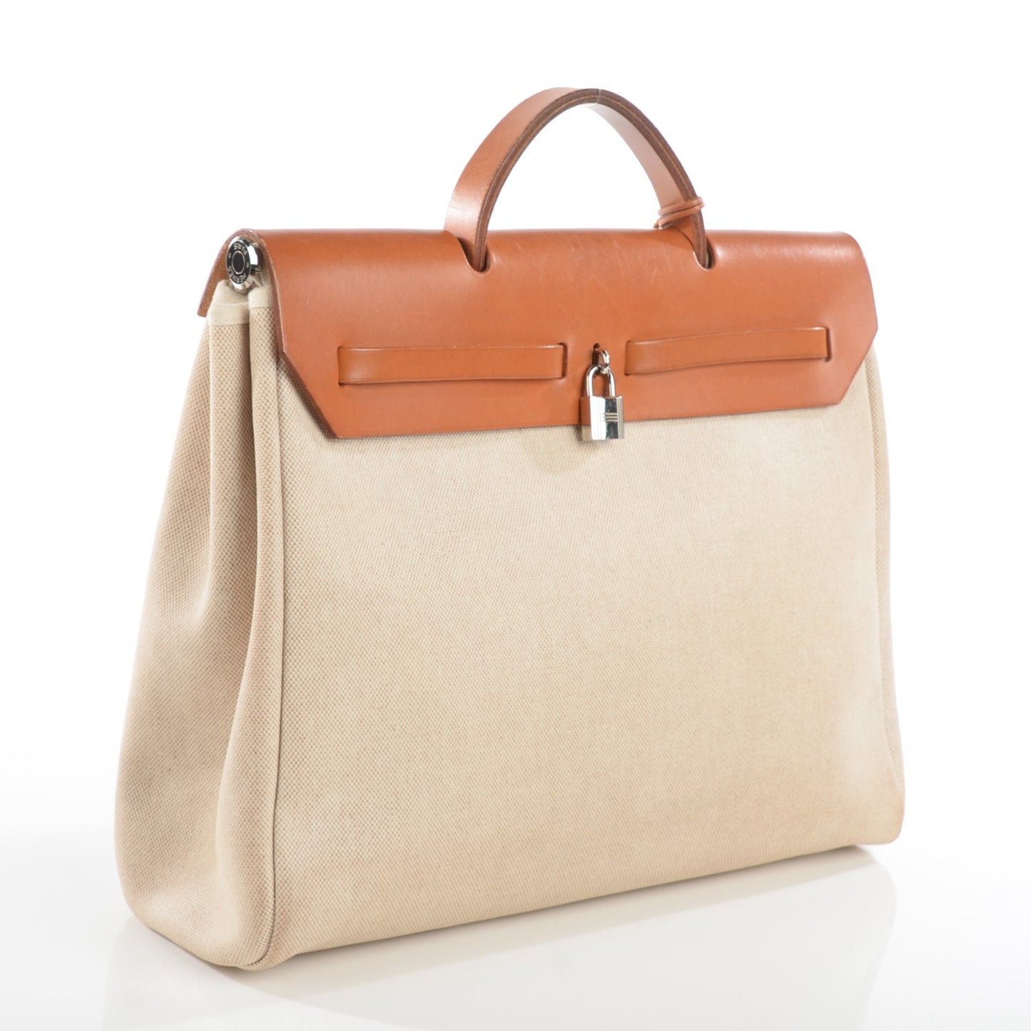 Toile Vache Calfskin Herbag 36 MM Backpack Natural