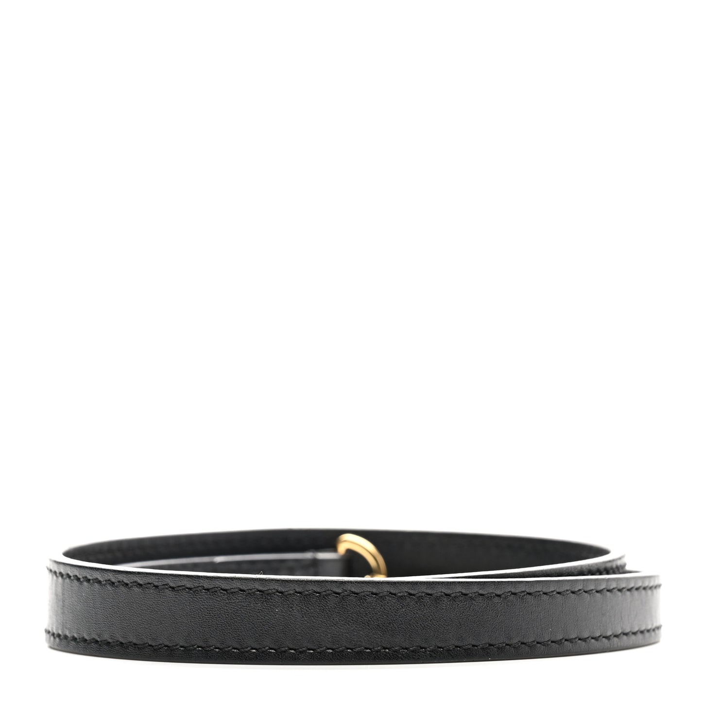 Calfskin City Steamer MM Shoulder Strap Black
