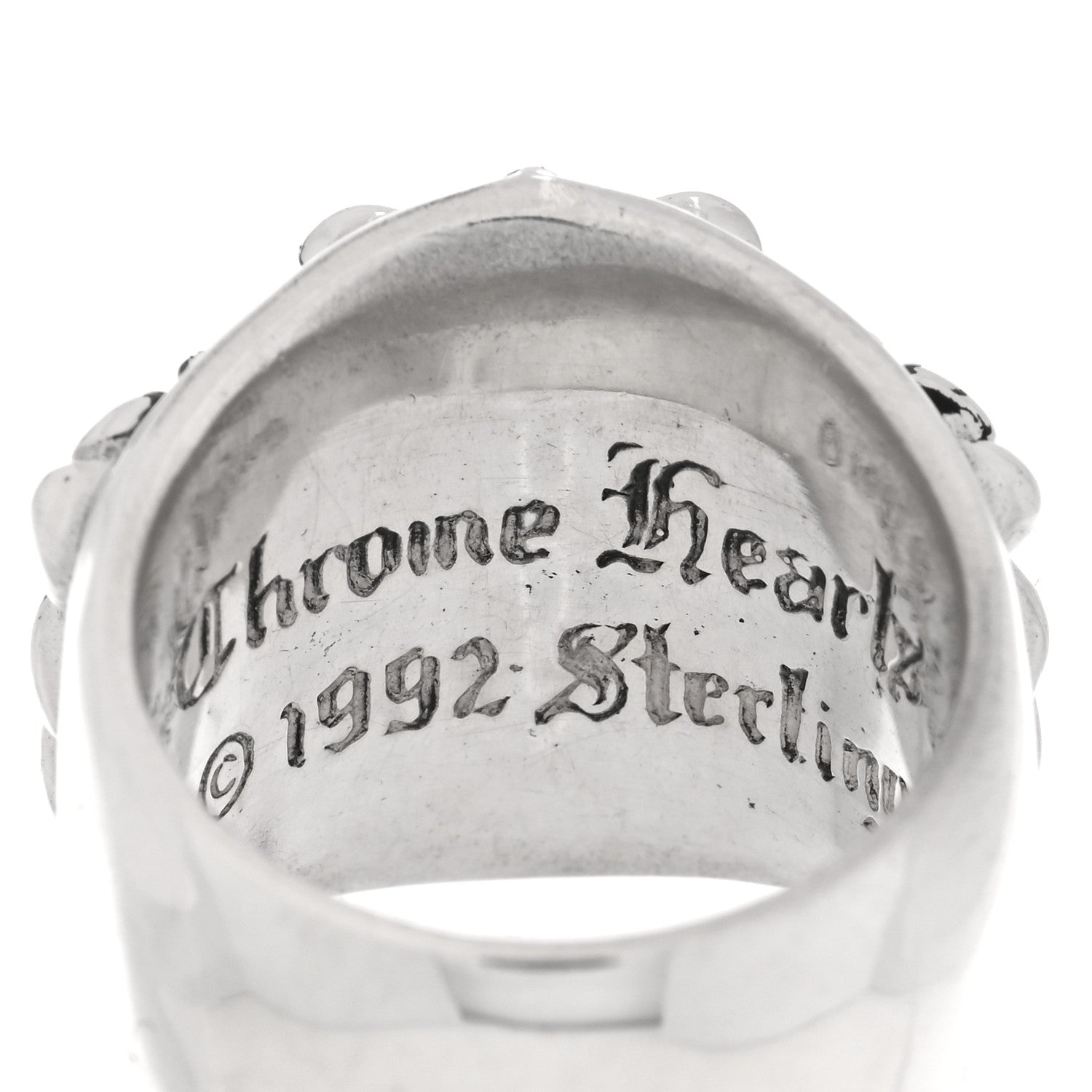 Chrome Hearts Sterling Silver Keeper Ring 57 8 4 of 4