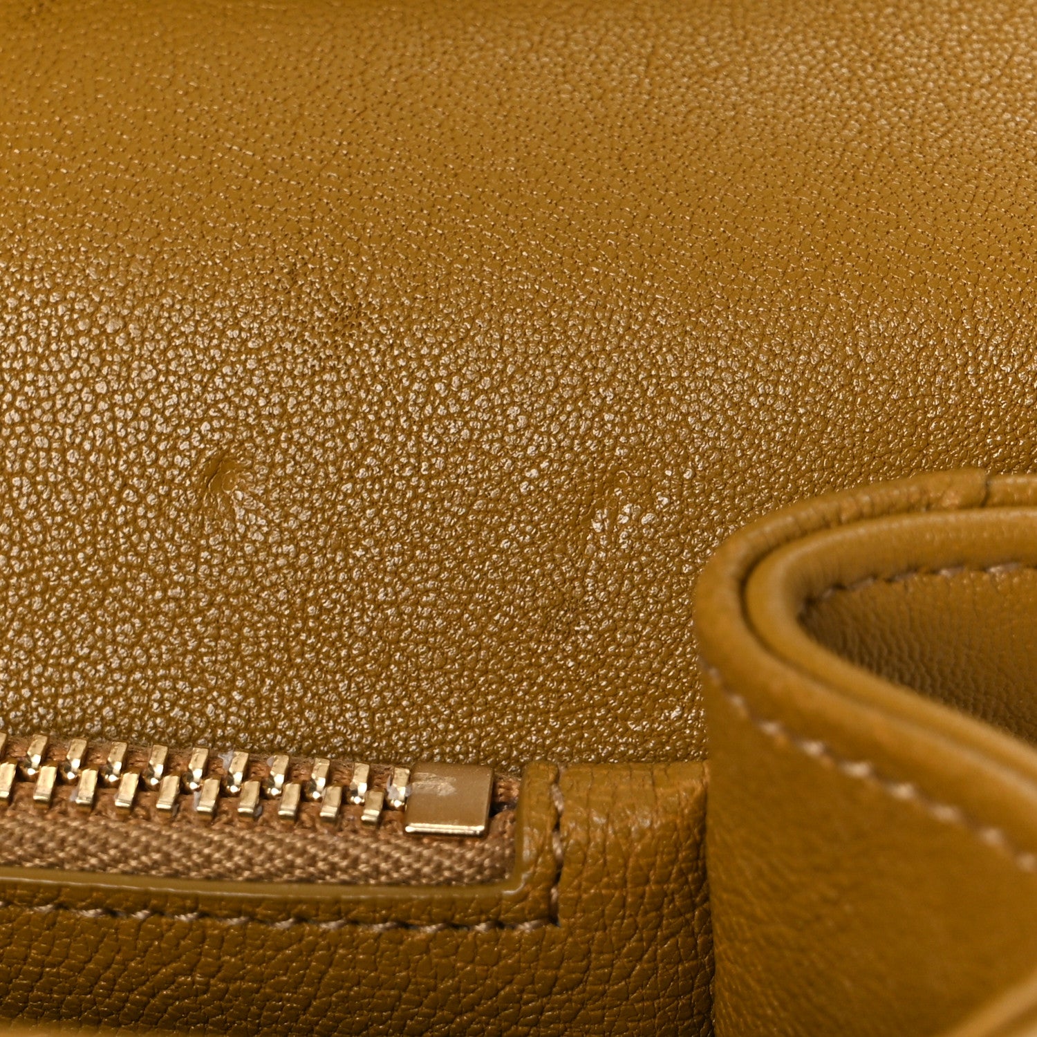 Saint Laurent Sheepskin Matelasse Chevron Monogram Medium College Bag Olive 9 of 11