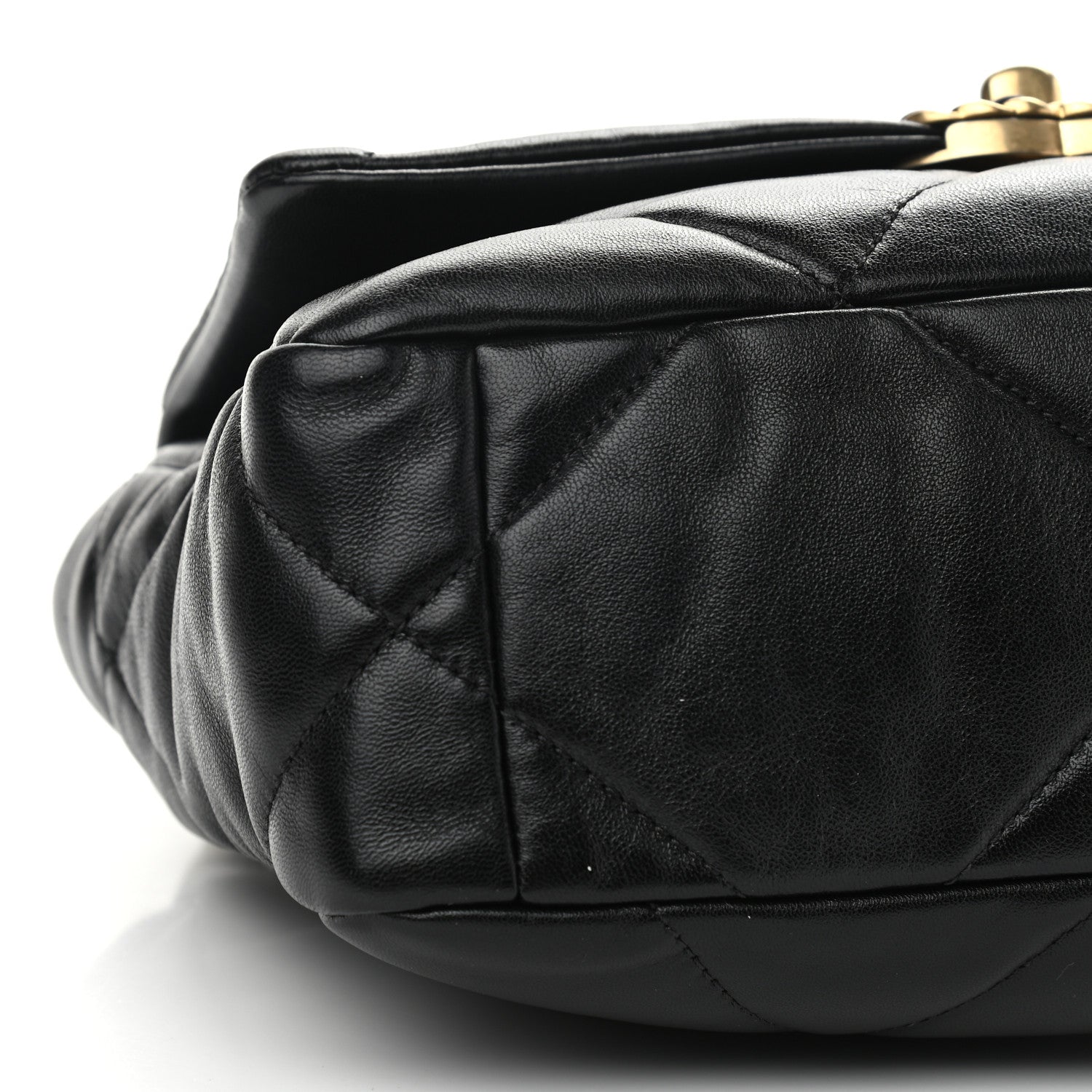 Chanel Lambskin Quilted Medium Chanel 19 Flap Black 9 of 10
